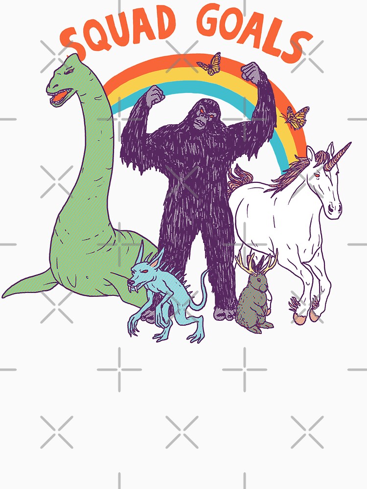 Thumbnail 5 of 5, Long Sleeve T-Shirt, Squad Goals designed and sold by wytrab8.