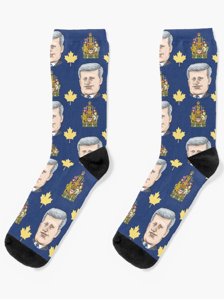 Thumbnail 1 of 5, Socks, Stephen Harper designed and sold by MacKaycartoons.