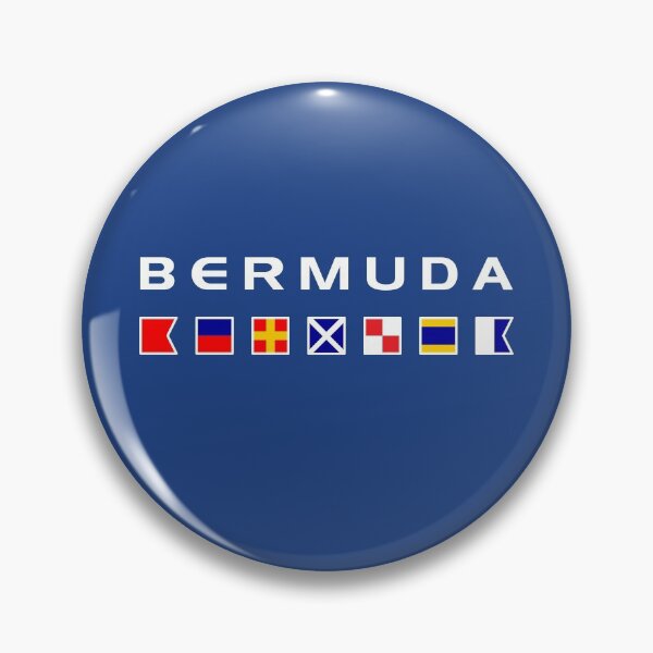 Item preview, Bermuda Maritime Nautical Signal Flags Dark Color designed and sold by TinyStarAmerica.