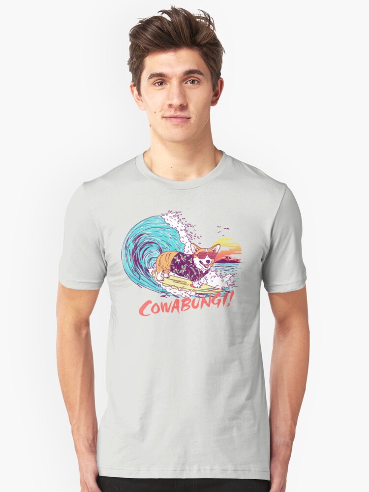 Alternate view of Cowabungi! Slim Fit T-Shirt