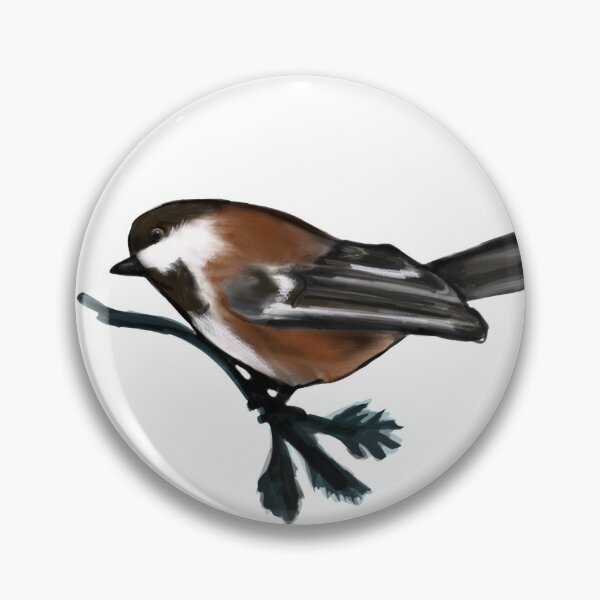 Item preview, Chestnut-backed Chickadee  designed and sold by Allison Campbell.