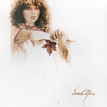 Artwork thumbnail, Girl with Maple Leaf by Sara Moon
