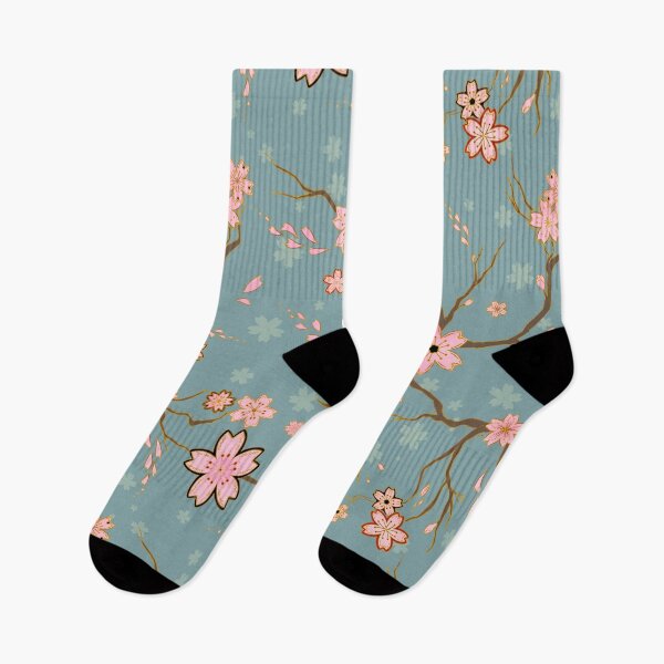 Item preview, Blue Sakura Spring Batik designed and sold by bloomejasmine.