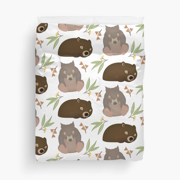Sleepy Wombats Duvet Cover