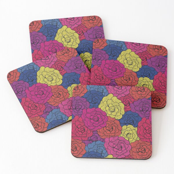Item preview, Imaginary Colored Roses-black outline designed and sold by Lorri Crossno Nevil.