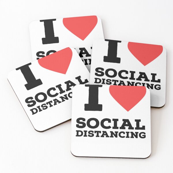 Item preview, I Love Social Distancing   designed and sold by Sutra-Lotus-Co.