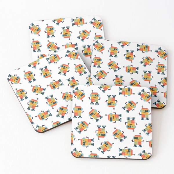 Item preview, Happy Robot Pattern designed and sold by Daisy Beatrice.