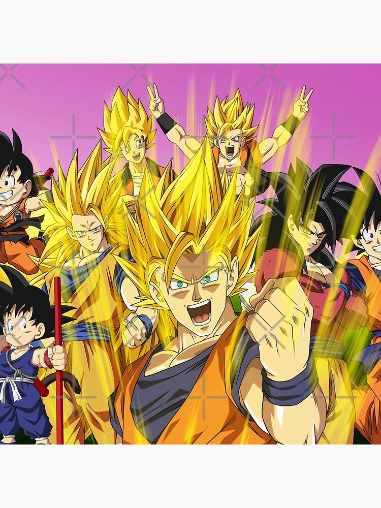 Download The powerful Super Saiyan 3 form of Goku Wallpaper