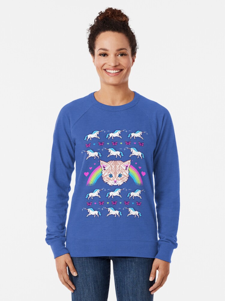 Alternate view of Most Meowgical Sweater Lightweight Sweatshirt