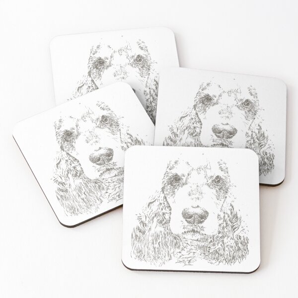 Item preview, Spaniel Drawing designed and sold by Caroline Chatfield.