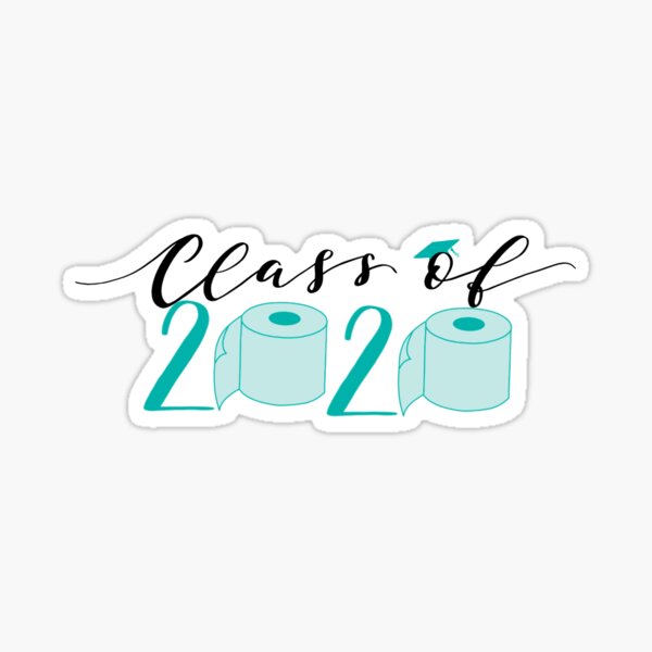 Class of 2020 (Teal) Sticker