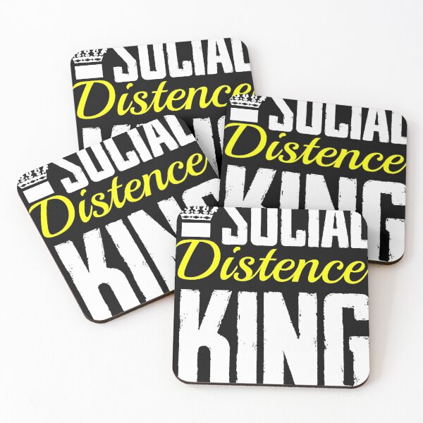 Item preview, Social Distance King Dark designed and sold by Sutra-Lotus-Co.
