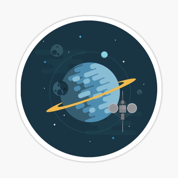 Space Station Sticker