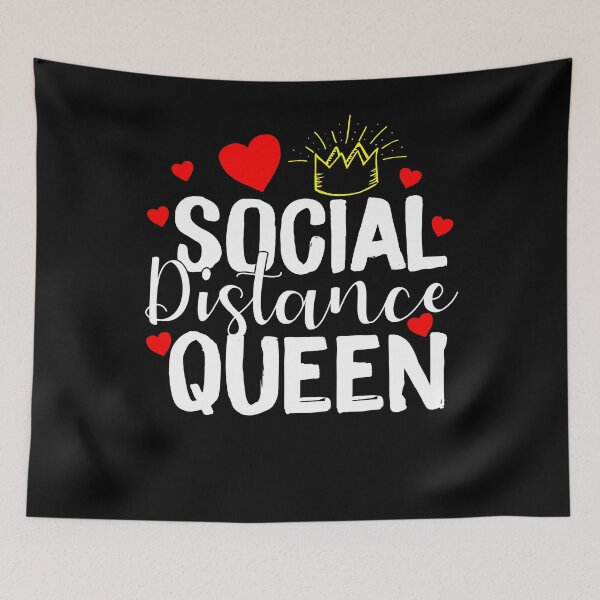 Item preview, Social Distance Queen  designed and sold by Sutra-Lotus-Co.