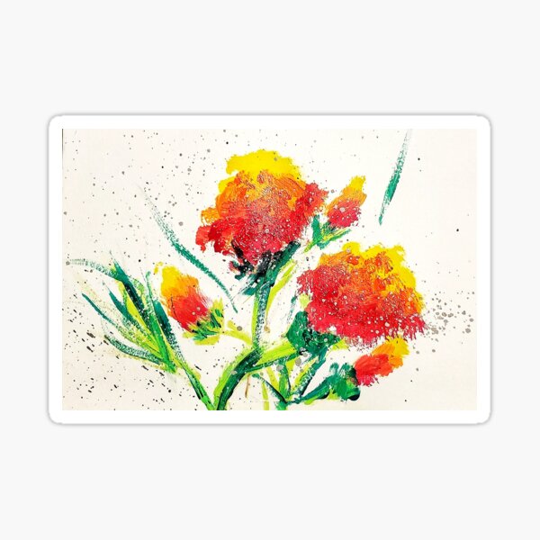 Marigolds Sticker