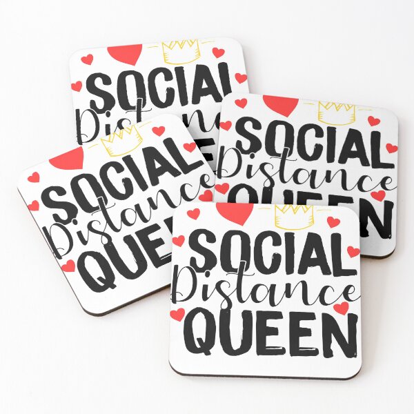 Item preview, Social Distance Queen  designed and sold by Sutra-Lotus-Co.