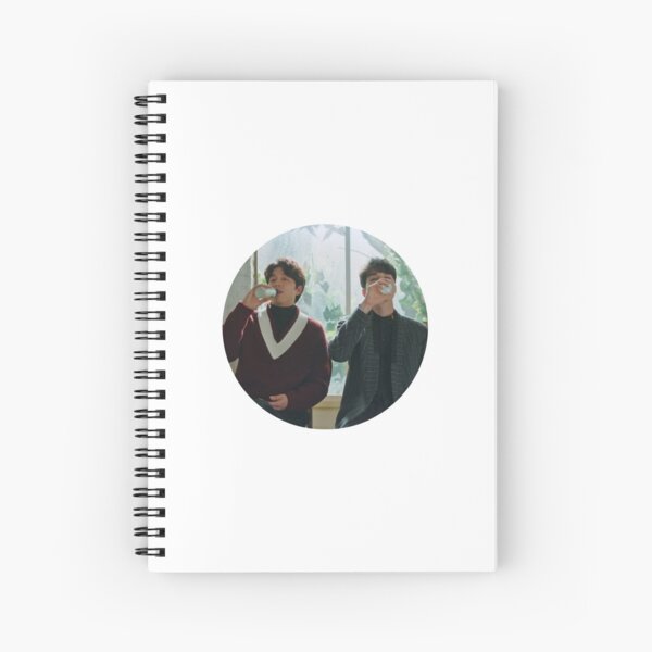 lee dong wook and gong yoo - drinking - goblin Spiral Notebook