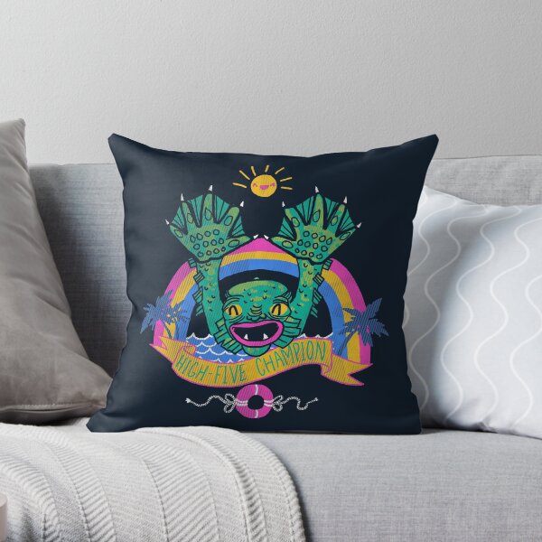 Champion du High-Five Coussin