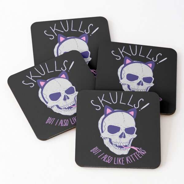 Item preview, Skulls and Kittens designed and sold by wytrab8.
