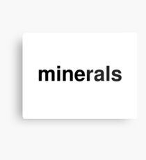 Mineralien Metallbild