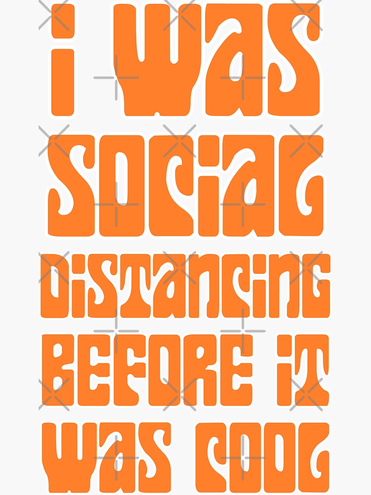 Social DIstancing Before It Was Cool Vintage by Sutra-Lotus-Co