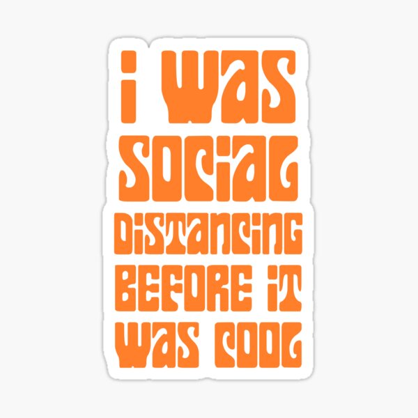 Item preview, Social DIstancing Before It Was Cool Vintage designed and sold by Sutra-Lotus-Co.