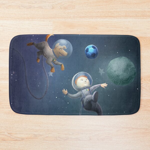 Item preview, Football in Space designed and sold by IOMAprints.