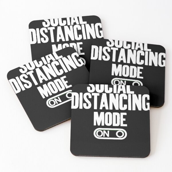 Item preview, Social Distancing Mode ON Minimalist designed and sold by Sutra-Lotus-Co.