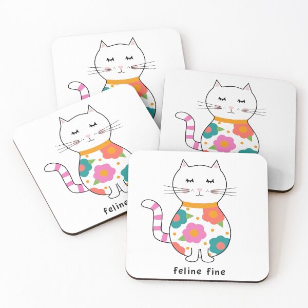 Item preview, Feline Fine Flower Kitty designed and sold by CoralFoxDesigns.