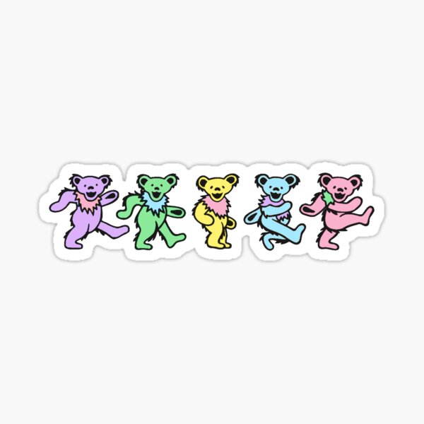 Pastel Bears Sticker