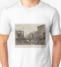 Camiseta unisex Vintage Broadway NYC Illustration (1840)