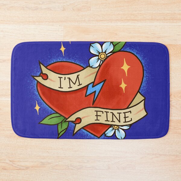 Item preview, I'm Fine designed and sold by katymakesthings.