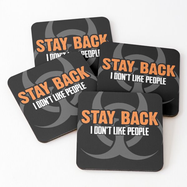 Item preview, Stay Back I Don't Like People designed and sold by Sutra-Lotus-Co.