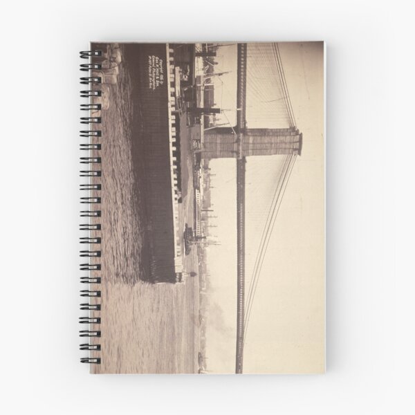 Item preview, Vintage Brooklyn Bridge Photograph (1896) designed and sold by BravuraMedia.