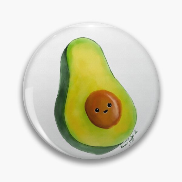 Artikelvorschau, Aquarell Avocado entworfen und verkauft von PreeBee.