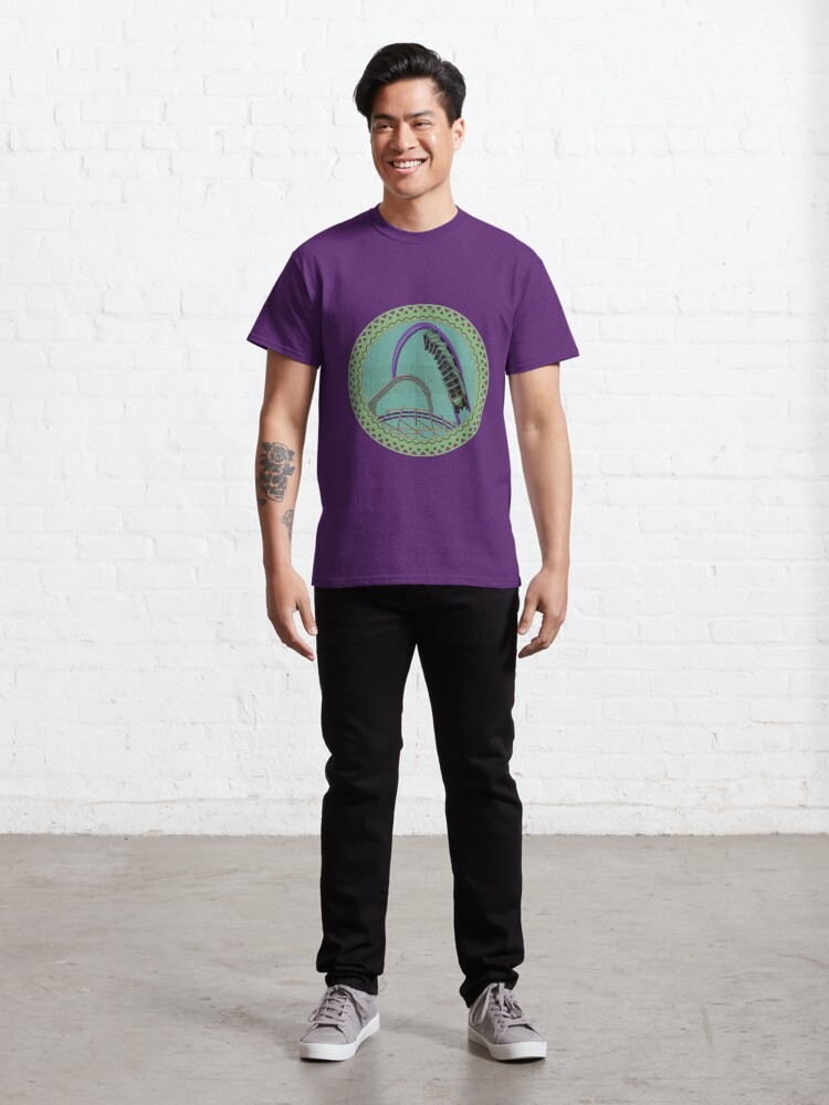 "Iron Gwazi Death Roll Design" Tshirt by CoasterMerch Redbubble