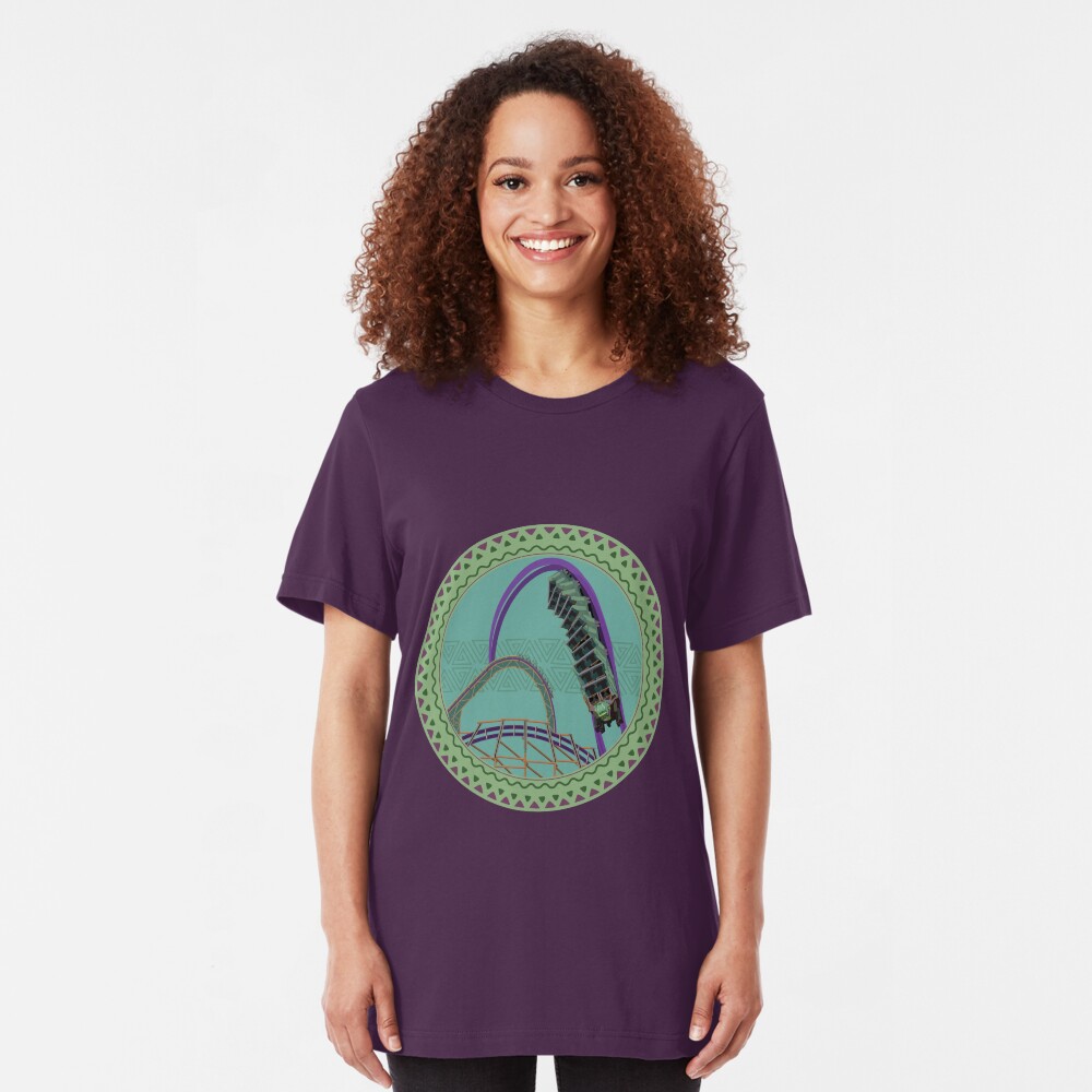 Iron Gwazi Death Roll Design Slim Fit T-Shirt
