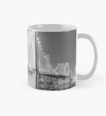 Taza clásica Brooklyn Bridge Black & White