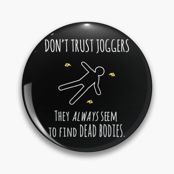 Jogger's Secrets Pin