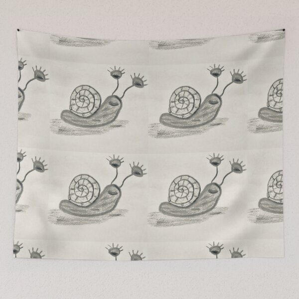 Item preview, Snail peaking  designed and sold by Tonyasartprints.