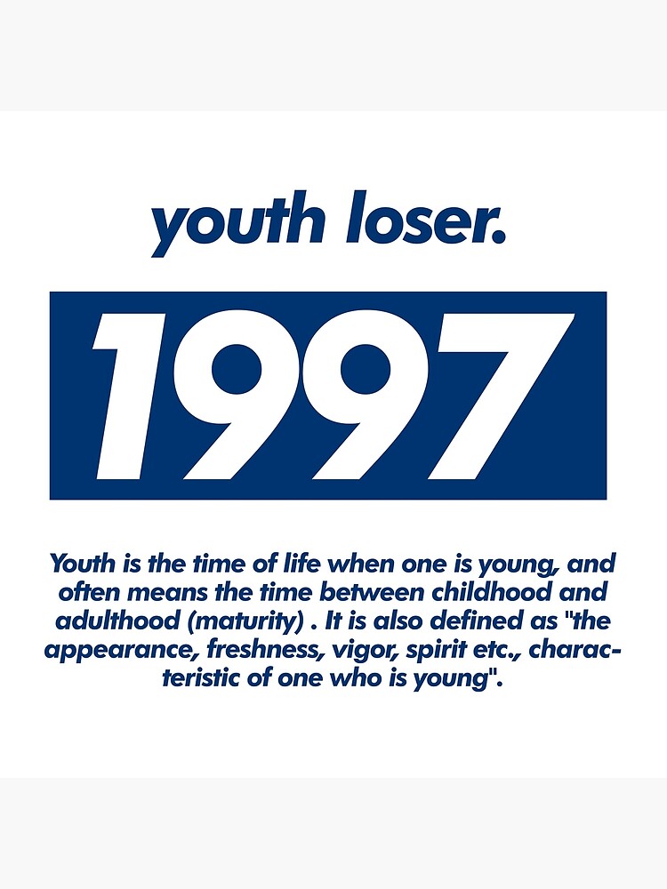 youth loser verdy font sweat