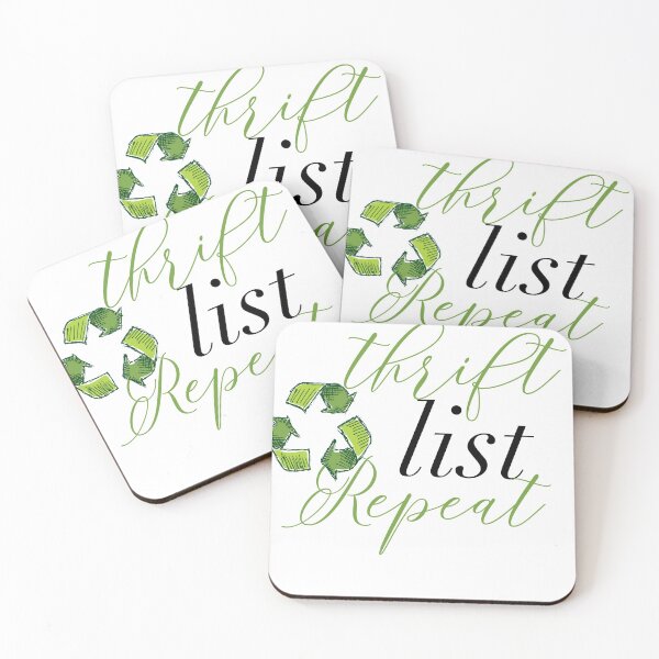 Item preview, Thrift list repeat green  designed and sold by hayleyh7.