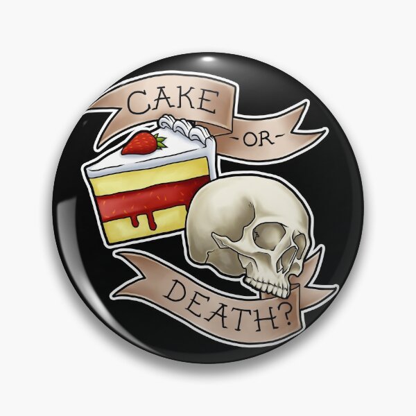 Item preview, Cake or Death? designed and sold by katymakesthings.