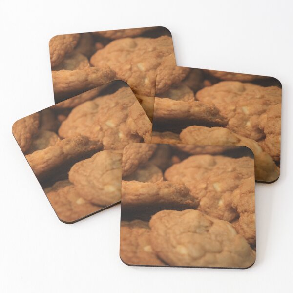 Item preview, White Chocolate Macadamia Nut Cookies Macro designed and sold by stephenralph.