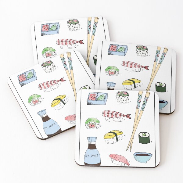Item preview, sushi poster designed and sold by laurbrins.