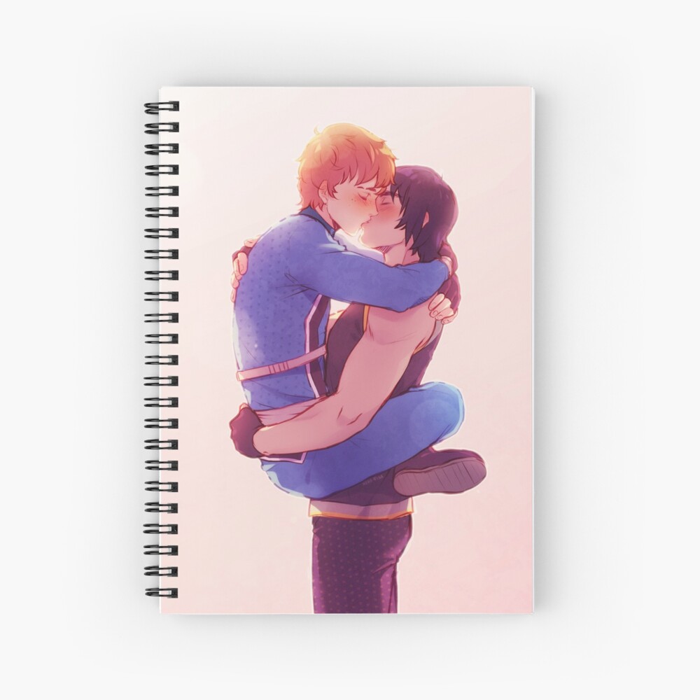 Bruising Kiss Spiral Notebook