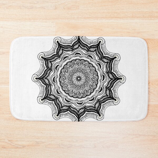 Item preview, Mandala #15. Rock Pools mandala. designed and sold by wiccked.