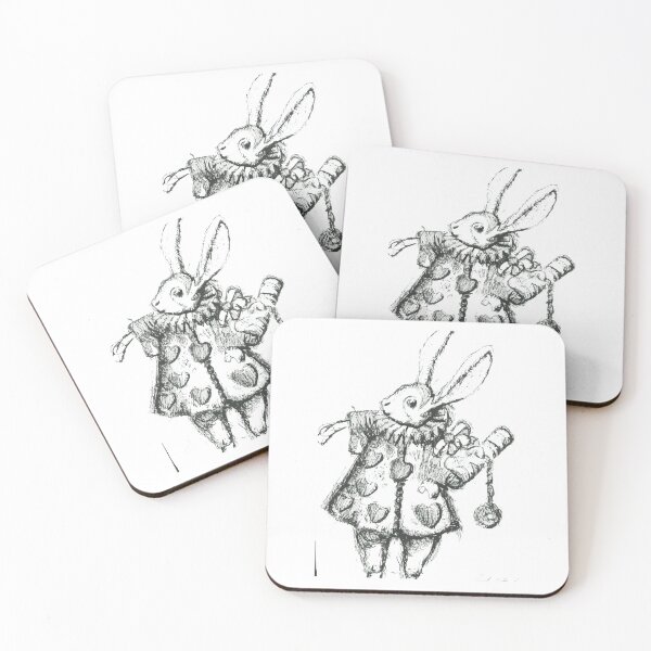 Item preview, White Rabbit in Queens Court, TeresaTown at Redbubble 2020,  Alice In Wonderland 2015 designed and sold by Mark Stansberry.