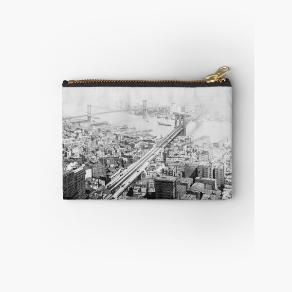 Item preview, Vintage Brooklyn and Manhattan Bridge Photograph designed and sold by BravuraMedia.
