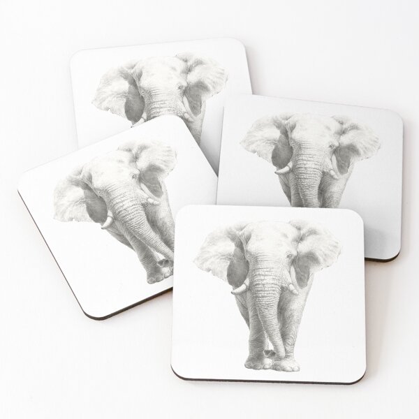 Item preview, African Elephant - Etosha Elephant watercolour design - by Nadya Neklioudova designed and sold by Nadya Neklioudova.